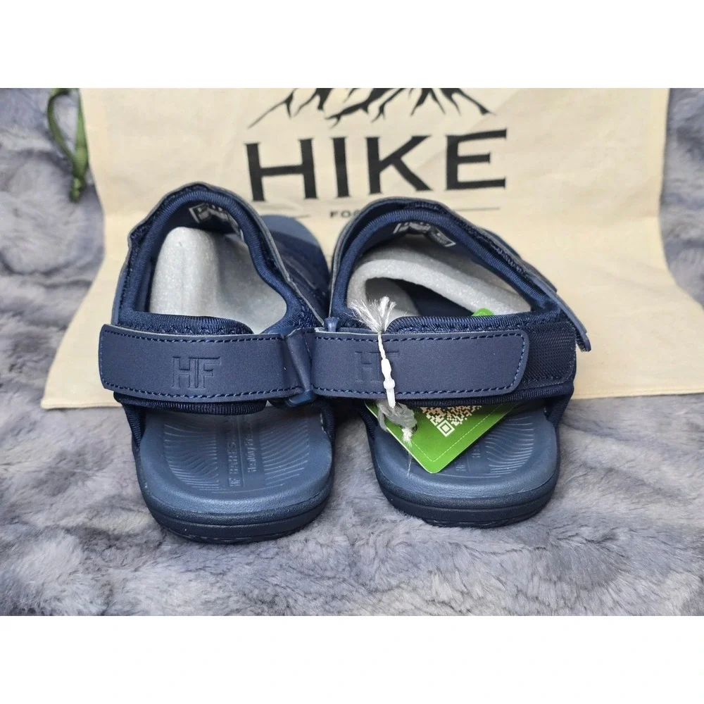 NWT Hike Footwear Baresandals IV Blue Hook and Loop Strap Unisex EU 44 mens 11